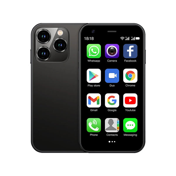 Pocket-Sized Smartphone for Kids Back to School 3.0 Inch Mini Android with Dual SIM and Long Battery